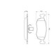 Set placute frana fata BOSCH pentru FIAT DOBLO, GRANDE PUNTO, PALIO, PUNTO, SIENA, STRADA 52.5mm x 151.4mm x 18.0mm