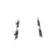 Set placute frana fata BOSCH pentru FIAT PUNTO, LANCIA Y 1.1-1.7D, dimensiuni: 52.0 mm inaltime, 151.4 mm latime, 18.0 mm grosime