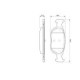 Set placute frana fata BOSCH pentru FIAT PUNTO, LANCIA Y 1.1-1.7D, dimensiuni: 52.0 mm inaltime, 151.4 mm latime, 18.0 mm grosime