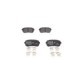 Set placute frana spate BOSCH cu instructiuni montare si tampon amortizare pentru HYUNDAI ACCENT III, I20, I30, IX20, IX35, KONA, SONATA VI, KIA CEE&apos;D 1.0-2.7