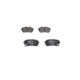 Set placute frana spate BOSCH cu instructiuni montare si tampon amortizare pentru HYUNDAI ACCENT III, I20, I30, IX20, IX35, KONA, SONATA VI, KIA CEE&apos;D 1.0-2.7