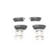 Set placute frana spate BOSCH cu instructiuni montare si tampon amortizare pentru HYUNDAI ACCENT III, I20, I30, IX20, IX35, KONA, SONATA VI, KIA CEE&apos;D 1.0-2.7