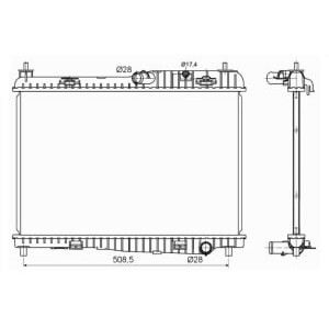 Radiator, racire motor NRF