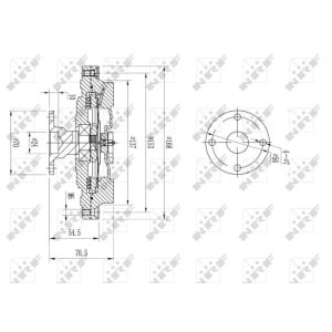 Cupla, ventilator radiator NRF