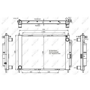 Condensator, climatizare NRF