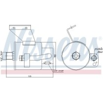 Uscator,aer conditionat NISSENS