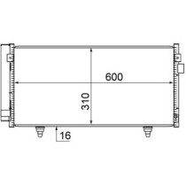 Condensator, climatizare MAHLE