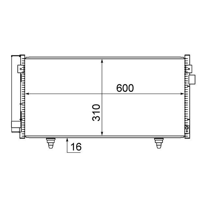 Condensator, climatizare MAHLE