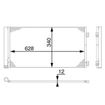 Condensator, climatizare MAHLE