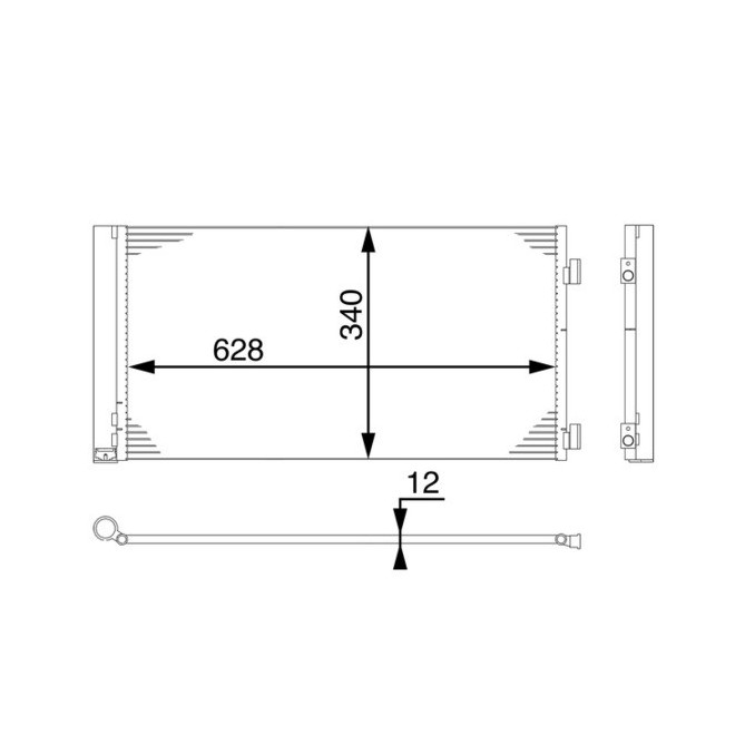 Condensator, climatizare MAHLE