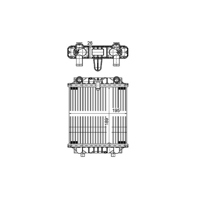 Radiator, racire motor MAHLE