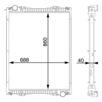 Radiator, racire motor MAHLE