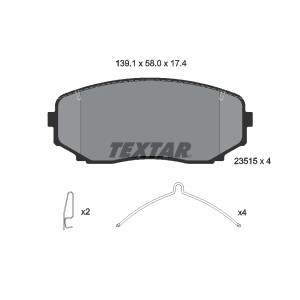 Set placute frana,frana disc TEXTAR