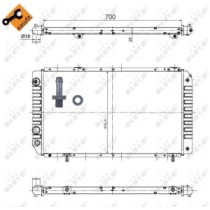 Radiator, racire motor NRF