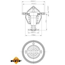 Termostat,lichid racire NRF