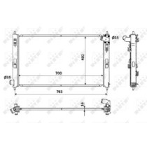 Radiator, racire motor NRF