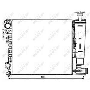 Radiator, racire motor NRF