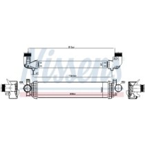 Intercooler, compresor NISSENS