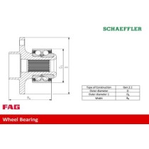 Kit rulmenti roata FAG Bearings