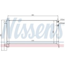 Condensator, climatizare NISSENS