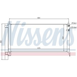 Condensator, climatizare NISSENS