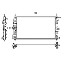 Radiator, racire motor NRF