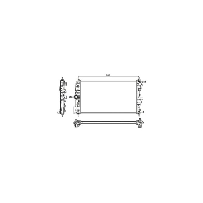 Radiator, racire motor NRF