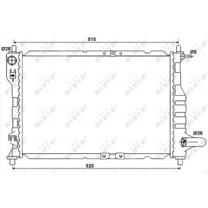 Radiator, racire motor NRF