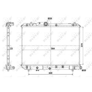 Radiator, racire motor NRF