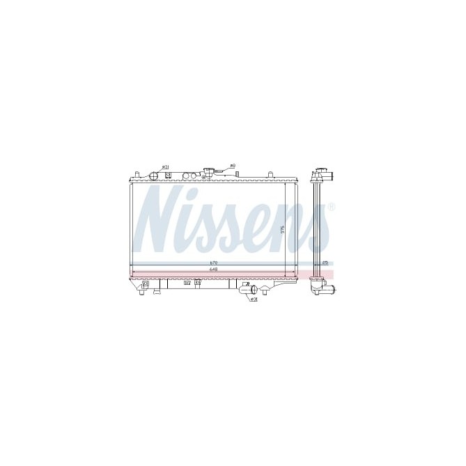 Radiator, racire motor NISSENS