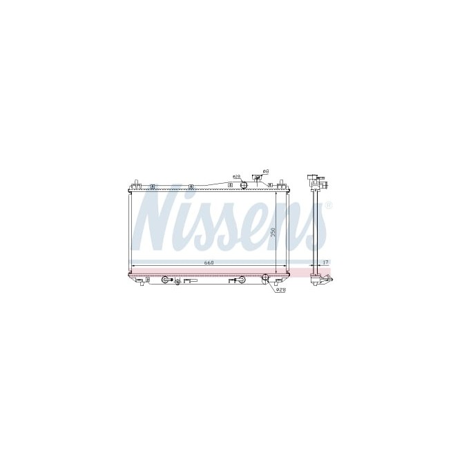 Radiator, racire motor NISSENS