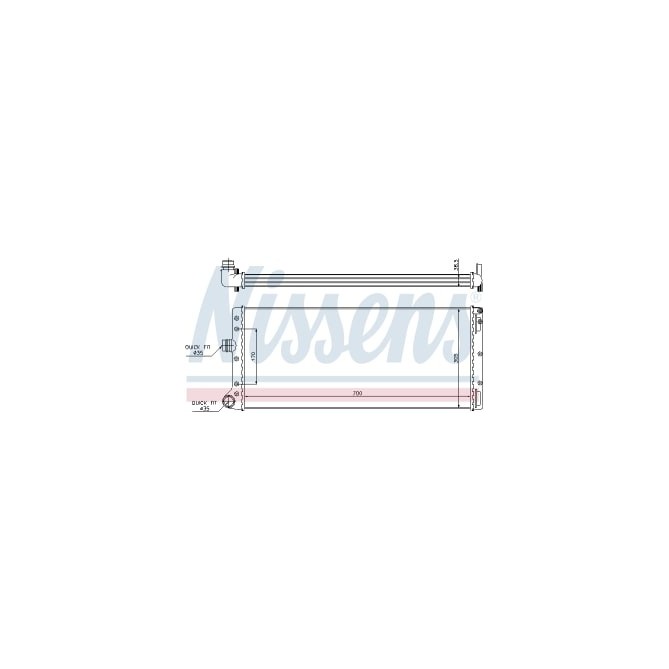 Radiator, racire motor NISSENS