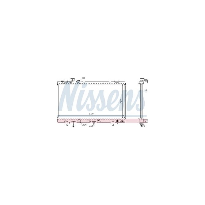 Radiator, racire motor NISSENS