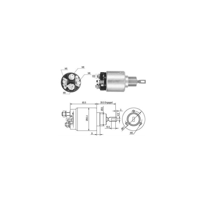 Solenoid, electromotor MAGNETI MARELLI