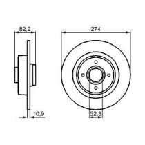 Disc frana BOSCH