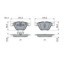 Set placute frana fata BOSCH pentru BMW 3 (E90, E91, E92, E93), X1 (E84), dimensiuni: 68.5 mm inaltime, 155.3 mm latime, 19.8 mm grosime