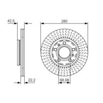 Disc frana BOSCH