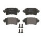 Set placute frana spate BOSCH cu suruburi si tampon de amortizare pentru NISSAN INTERSTAR, OPEL MOVANO A, RENAULT MASTER II 1.9D-3.0D 07.98