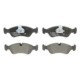 Set placute frana fata BOSCH DAEWOO ARANOS CIELO ESPERO LANOS NEXIA OPEL ASTRA F CALIBRA A KADETT E OMEGA A VECTRA A 52.4mm 156.6mm 18.3mm