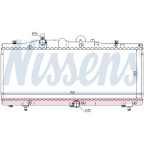 Radiator, racire motor NISSENS