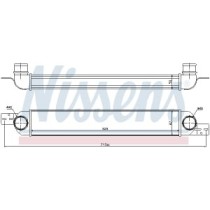 Intercooler, compresor NISSENS