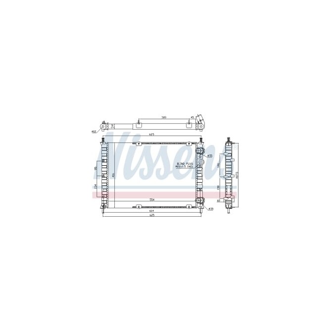 Radiator, racire motor NISSENS