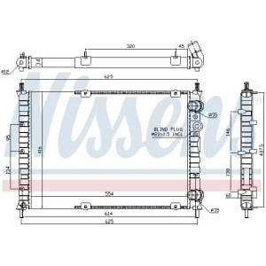 Radiator, racire motor NISSENS