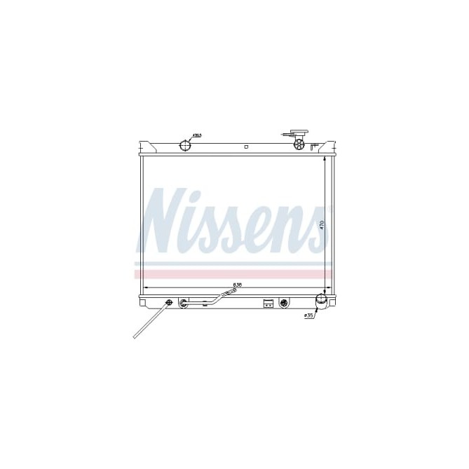 Radiator, racire motor NISSENS