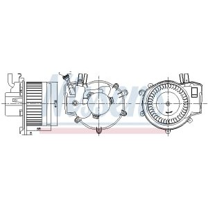 Ventilator, habitaclu NISSENS