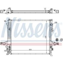 Radiator, racire motor NISSENS