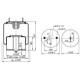 Burduf, suspensie pneumatica CONTITECH