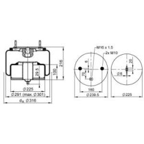 Burduf, suspensie pneumatica CONTITECH