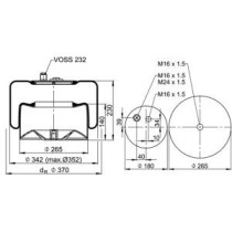 Burduf, suspensie pneumatica CONTITECH