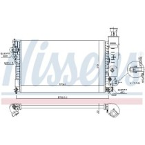 Radiator, racire motor NISSENS